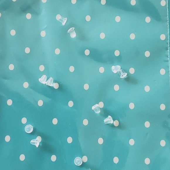 Hypoallergenic Earring buds/stoppers/closures 12 pairs (24 piece total) New - Picture 1 of 4